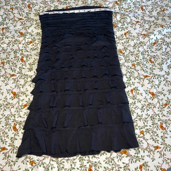 Women’s Express Snooki Ruffled Strapless Dress - Picture 3 of 7